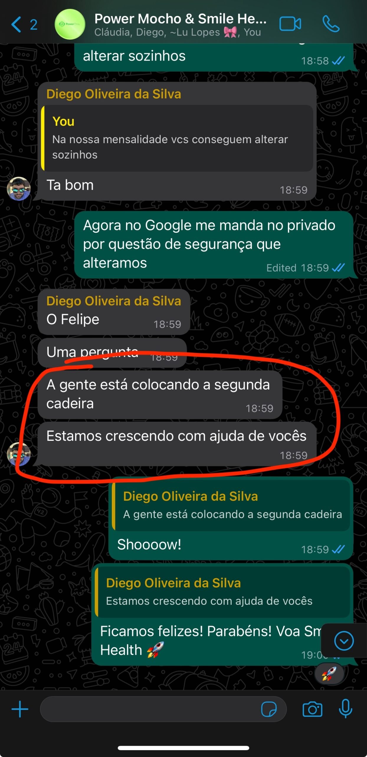 Feedback - Clinica Parceira