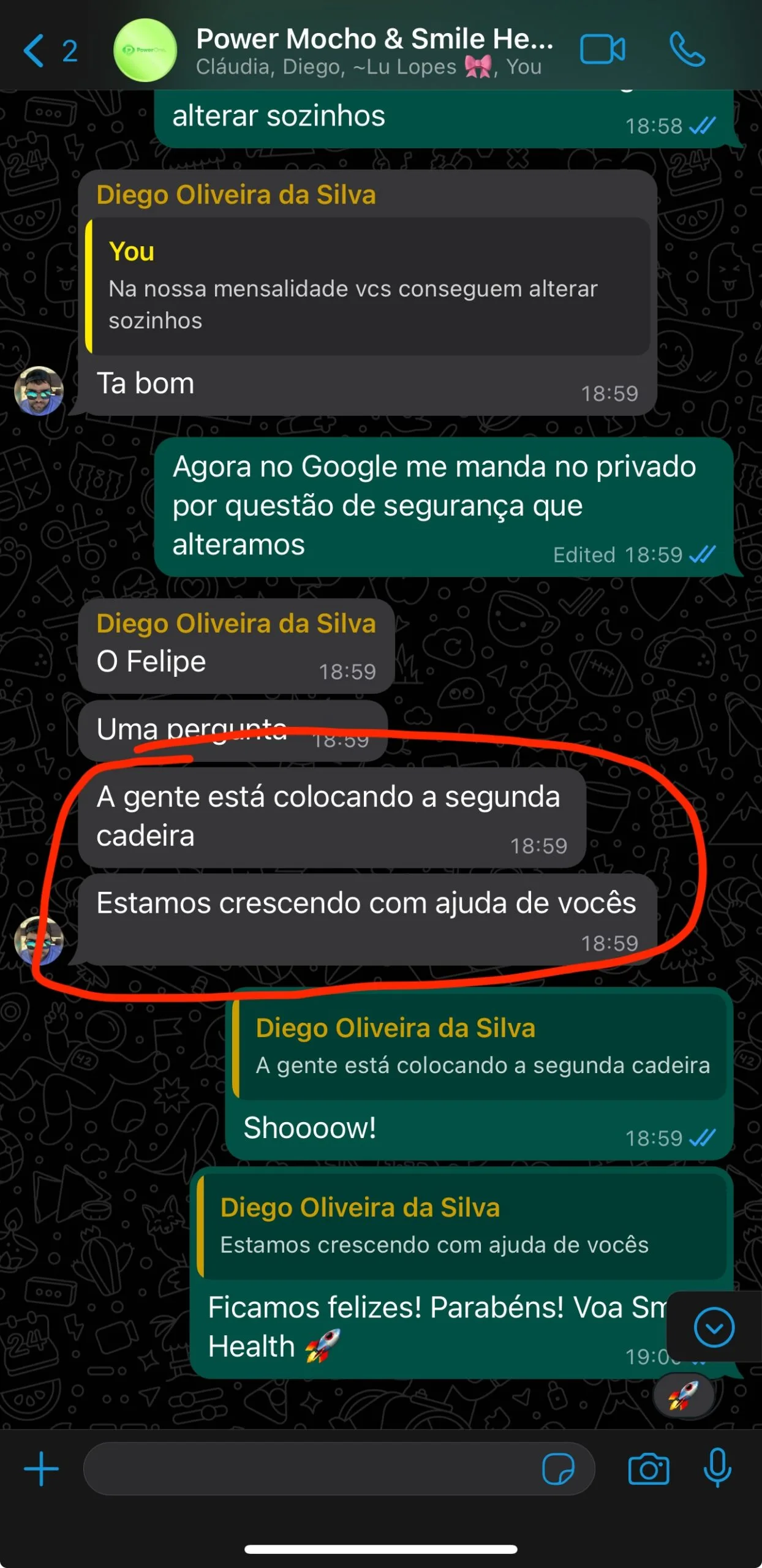 Feedback - Clinica Parceira