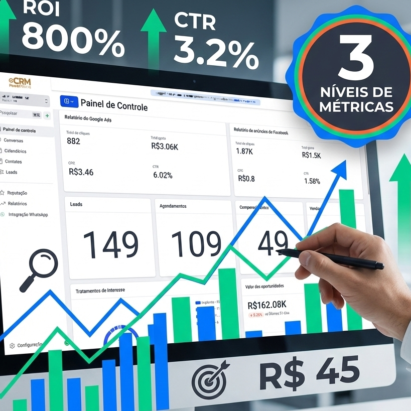 Métricas de marketing odontológico: o que acompanhar para crescer