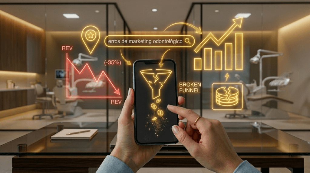 3 erros de marketing odontológico que destroem seu faturamento