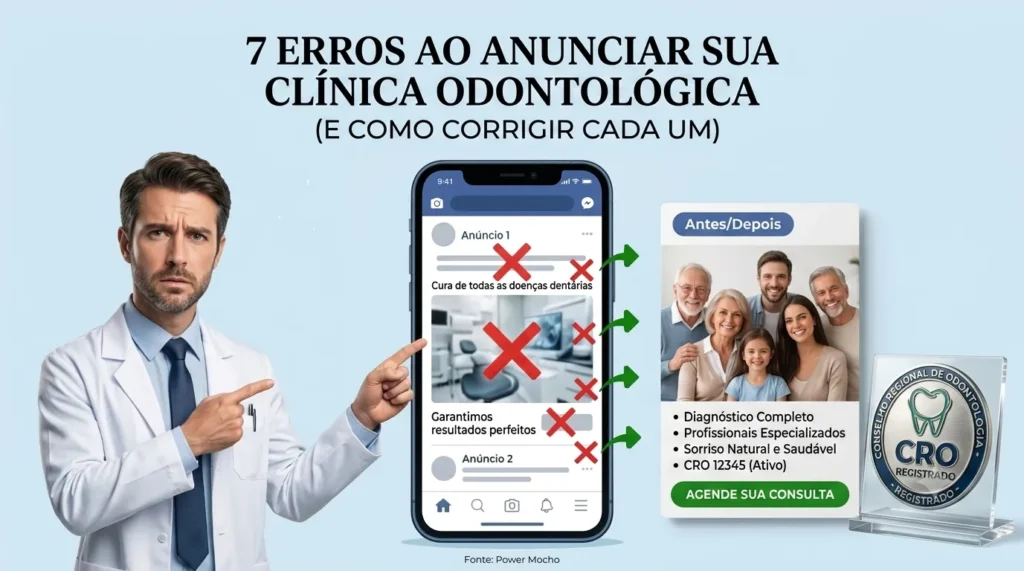 7 erros ao anunciar sua clínica odontológica (e como corrigir cada um)