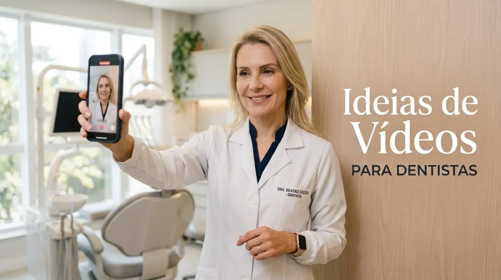 Ideias de Vídeos para Dentistas: 7 Formatos para Captar Pacientes e a Estrutura que os Faz Funcionar